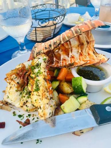 Local lobster dish